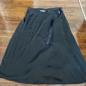 H&M black wrap skirt
